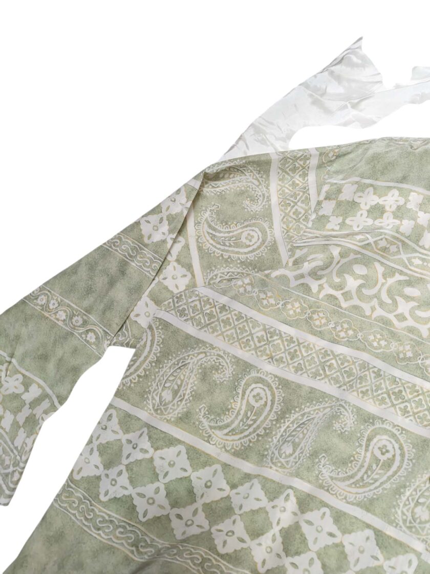 Blusa tipo boho de seda Talla 2XL - Imagen 3