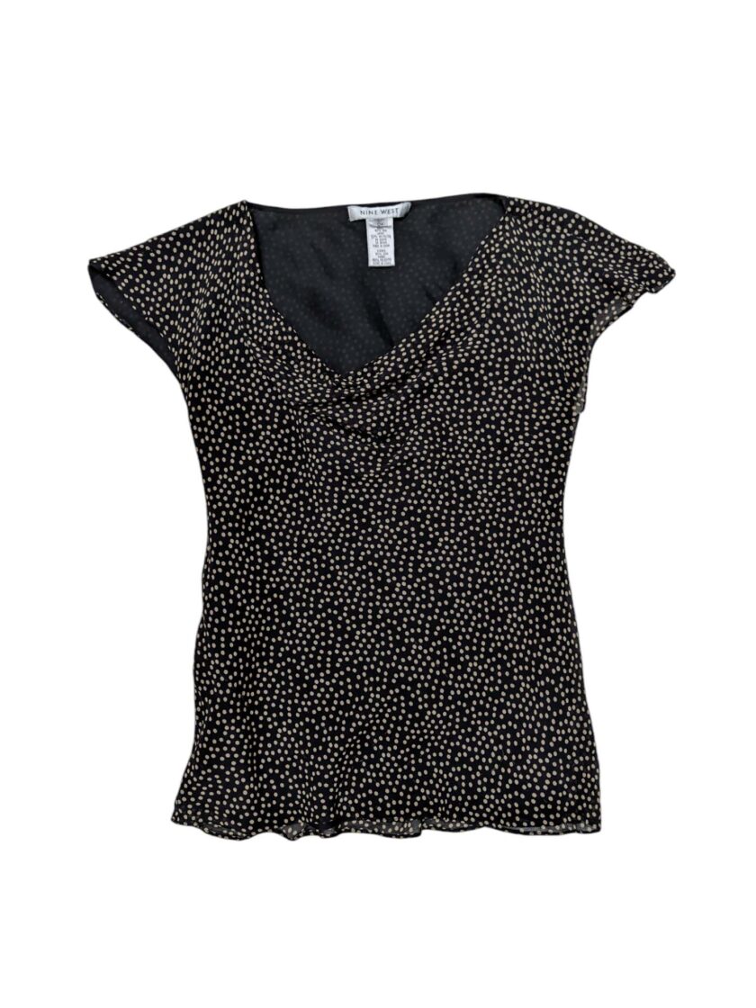 Top Y2K de seda Talla S