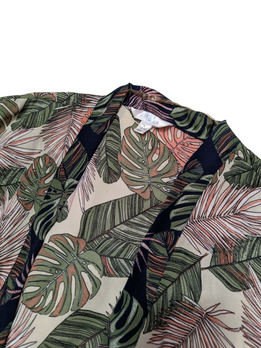 Kimono print hojas Talla L - Imagen 3