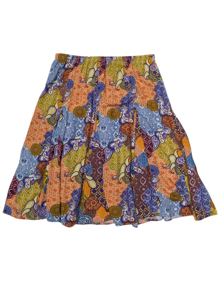 Falda boho print de colores Talla 1X