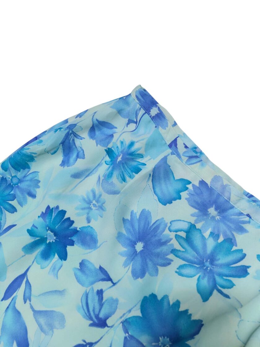 Falda maxi vintage de flores Talla 10 o M - Imagen 3