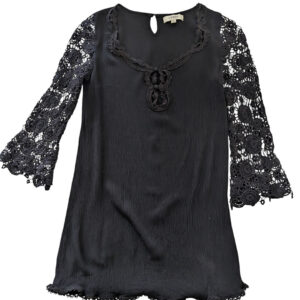 Top largo marca Umgee mangas crochet Talla M