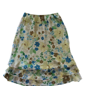 Falda vintage floral Y2K Talla M
