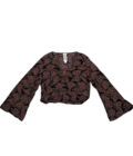 Blusa semicrop boho Talla S