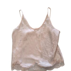 Top vintage tipo slip con encaje Talla L $150
