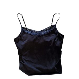 Top Y2K con encaje Talla M