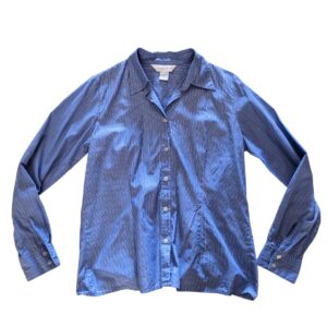 Blusa de rayas azul con blanco Talla M