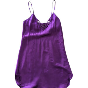 Mini slip dress vintage satinado Talla M