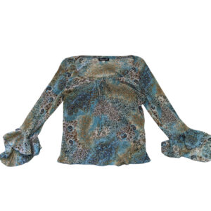 Top Y2K mangas acampanadas Talla S